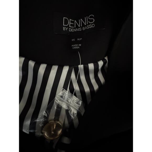 Dennis Basso Regular Water Resistant Trench Coat with Hood Black XL Petite NWOT - Picture 13 of 14